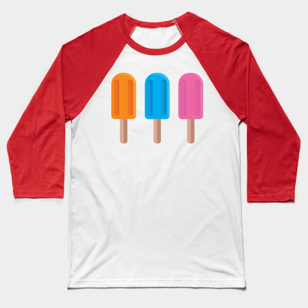 Summer Treat Baseball T-Shirt by MelatoninNights